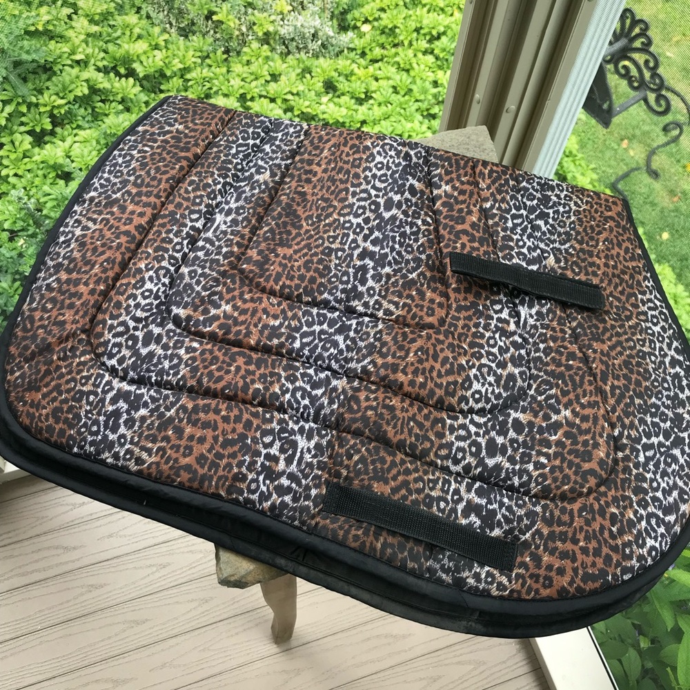 Cheetah Saddle Pad